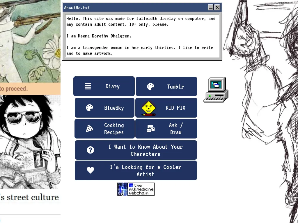 screenshot of dhalgren.straw.page