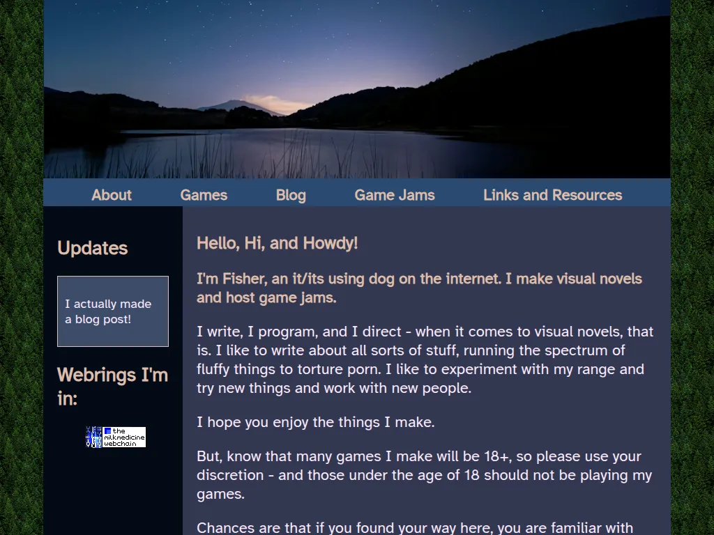screenshot of fisher.vnfreaks.com