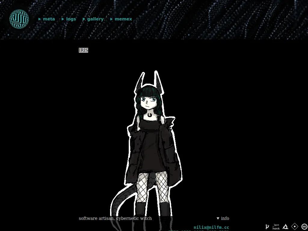 screenshot of nilfm.cc