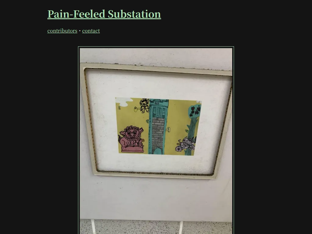 Screenshot of painfeeledsubstation.net