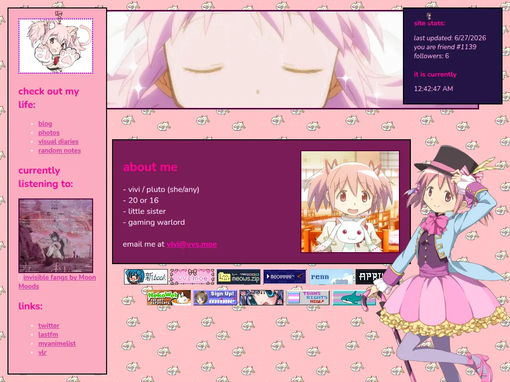 Screenshot of vvs.moe